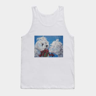 Maltese Fine Art Painting Tank Top